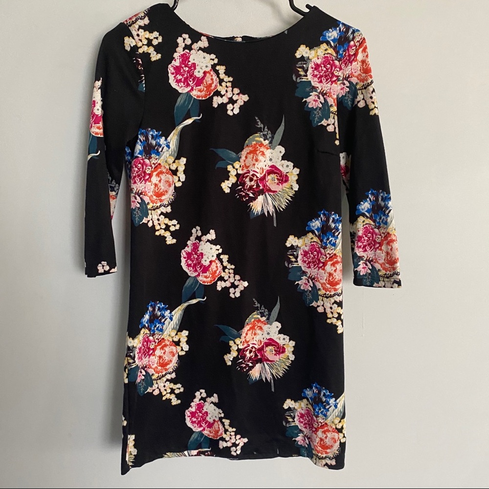 Floral mini dress